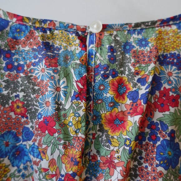 J.Crew Cotton popover top in Liberty Margaret Annie floral print XS 0 2 - Picture 15 of 16